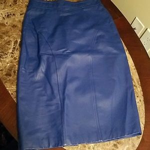 Leather Skirt